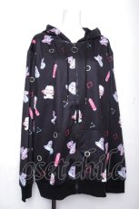 画像1: NieR Clothing / 転写ジップパーカー   S-26-10-19-036-PU-BL-HR-ZS (1)