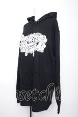 画像2: NieR Clothing / プリントフードプルオーバー  黒 S-26-10-19-039-PU-TO-HR-ZS (2)