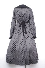 画像3: m petit by misako / AOKドットフロッキーワンピース L グレーｘ黒 S-26-10-19-049-LO-OP-AS-ZS (3)