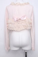 画像2: Deary / ニットボレロ  ピンク S-26-10-19-1014-LO-TO-AS-ZS (2)