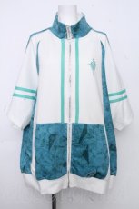 画像1: AdaNous / Guardian Jersey tops  白ｘグリーン S-26-10-19-1019-PU-JA-HR-ZS (1)
