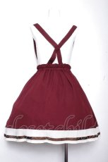 画像4: axes femme POETIQUE / リボン使いサス付きスカート  ワイン S-26-10-19-054-AX-SK-HR-ZS (4)