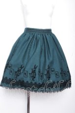 画像1: axes femme / うさぎフロッキースカート  グリーン S-26-10-19-055-AX-SK-HR-ZS (1)