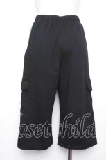 画像3: NieR Clothing / シエルデザインパンツ  黒ｘグリーン S-26-10-19-060-PU-PA-HR-ZS (3)
