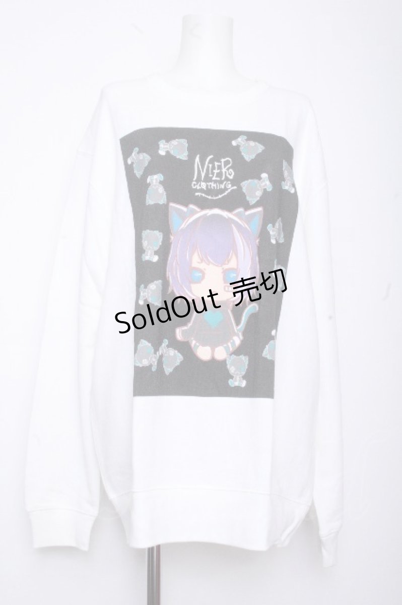 画像1: NieR Clothing / プリントトレーナー   S-26-10-19-016-PU-TO-HR-ZS (1)