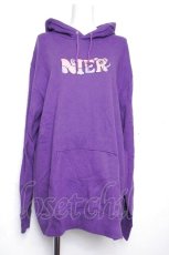 画像1: NieR Clothing / プリントフード付きプルオーバー  紫 S-26-10-19-024-PU-TO-HR-ZS (1)