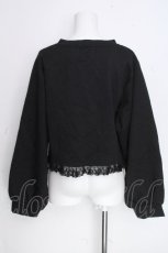 画像2: m petit by misako / AOKバラボタンボレロ 3L 黒 S-26-10-20-030-LO-TO-HR-ZS (2)