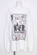 画像1: NieR Clothing / プリントトレーナー  白 S-26-10-20-007-PU-TO-HR-ZS (1)