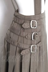 画像3: Candy Stripper / 3連ベルトサス付きスカート S カーキ S-26-10-20-055-PU-SK-HR-ZS (3)