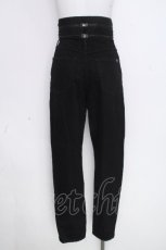 画像2: HYSTERIC GLAMOUR / 2連ベルトデニムパンツ 25 黒 S-26-10-20-059-PU-PA-HR-ZS (2)