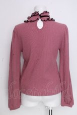 画像2: MA*RS / ハート開きリブニット  ピンク S-26-10-20-013-GO-TO-TE-ZS (2)