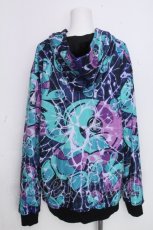 画像2: NieR Clothing / ダメージ加工トレーナー  黒ｘ紫 S-26-10-20-017-PU-TO-HR-ZS (2)