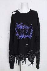 画像1: NieR Clothing / プリントトレーナー  黒 S-26-10-20-018-PU-TO-HR-ZS (1)