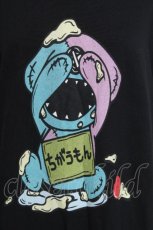 画像3: NieR Clothing / 転写裏起毛プルオーバー  青 S-26-10-20-020-PU-TO-HR-ZS (3)