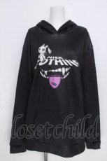 画像1: NieR Clothing / プリントフード付プルオーバー  黒 S-26-10-20-021-PU-TO-HR-ZS (1)