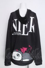 画像2: NieR Clothing / プリントフード付プルオーバー  黒 S-26-10-20-021-PU-TO-HR-ZS (2)