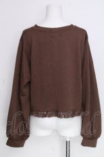 画像2: m petit by misako / AOKバラボタンボレロ 3L ブラウン S-26-10-20-029-LO-TO-HR-ZS (2)