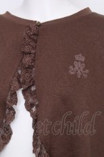 画像3: m petit by misako / AOKバラボタンボレロ 3L ブラウン S-26-10-20-029-LO-TO-HR-ZS (3)