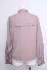 画像2: Amavel / Classical Dollボウタイリボンブラウス  モカ S-26-10-22-029-CA-BL-HR-ZS (2)