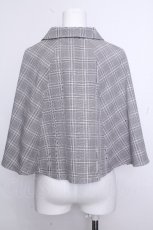 画像2: axes femme / ナポレオンケープジャケット  グレー S-26-10-22-033-AX-JA-HR-ZS (2)