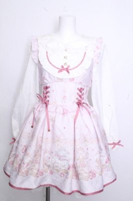 Preview of Romantic Cosmetics柄ワンピース  ピンク