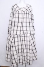 画像1: INGEBORG / チェックセットアップ  白Ｘ黒 S-26-10-22-044-LO-OP-AS-ZS (1)