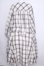 画像2: INGEBORG / チェックセットアップ  白Ｘ黒 S-26-10-22-044-LO-OP-AS-ZS (2)