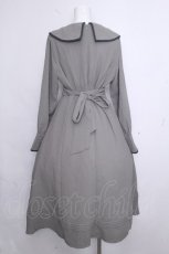 画像2: Amavel / Voyage Femme パイピングワンピース  グリーン S-26-10-22-046-CA-OP-HR-ZS (2)