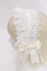 画像3: LOLITA / ヘッドドレス  白 S-26-10-22-017-LO-ZA-AS-ZS (3)
