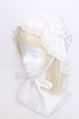 Preview of フリルメイドキャップ  白