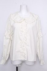 画像1: m petit by misako / 2WAYブラウス L キナリ S-26-10-22-027-LO-BL-HR-ZS (1)