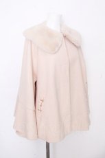 画像3: axes femme / ウールライクフレア袖コート  ベージュ S-26-10-24-033-AX-JA-HR-ZS (3)