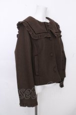 画像3: m petit by misako / セーラー襟ショートコート 4L ブラウン S-26-10-24-035-LO-CO-AS-ZS (3)