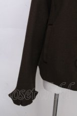 画像5: m petit by misako / セーラー襟ショートコート 4L ブラウン S-26-10-24-035-LO-CO-AS-ZS (5)