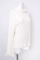 画像3: axes femme / フリルテレコトップス  オフ S-26-10-24-004-AX-TO-AS-ZS (3)