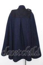画像2: axes femme / ナポレオンマント風コート  紺 S-26-10-24-039-AX-CO-HR-ZS (2)