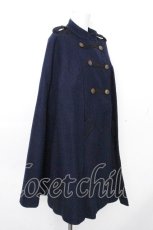 画像3: axes femme / ナポレオンマント風コート  紺 S-26-10-24-039-AX-CO-HR-ZS (3)