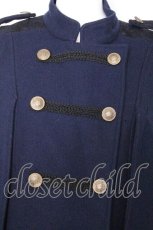 画像4: axes femme / ナポレオンマント風コート  紺 S-26-10-24-039-AX-CO-HR-ZS (4)