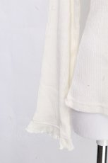 画像5: axes femme / フリルテレコトップス  オフ S-26-10-24-004-AX-TO-AS-ZS (5)
