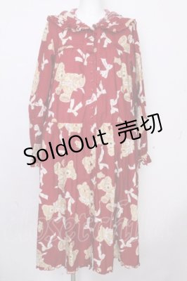 Preview of テディベアワンピース  赤