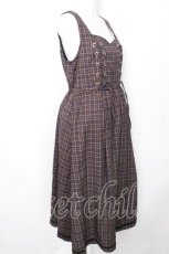 画像3: axes femme POETIQUE / レースアップロングワンピース  紺 S-26-10-24-047-AX-OP-AS-ZS (3)