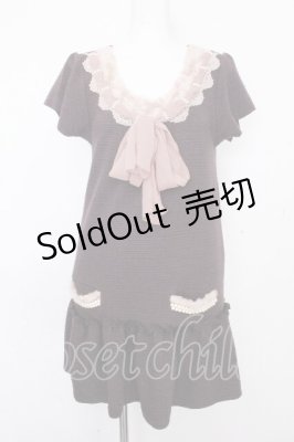 Preview of ファー使い切替ワンピース  ブラウン