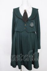 画像1: Amavel / Traditional Academyボレロセーラーワンピース  グリーン S-26-10-24-051-CA-OP-HR-ZS (1)