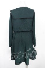 画像2: Amavel / Traditional Academyボレロセーラーワンピース  グリーン S-26-10-24-051-CA-OP-HR-ZS (2)