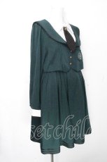 画像3: Amavel / Traditional Academyボレロセーラーワンピース  グリーン S-26-10-24-051-CA-OP-HR-ZS (3)