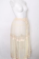 画像3: PINK HOUSE / ドットチュールスカート  ベージュ S-26-10-24-054-LO-SK-AS-ZS (3)