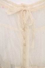 画像4: PINK HOUSE / ドットチュールスカート  ベージュ S-26-10-24-054-LO-SK-AS-ZS (4)