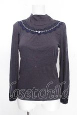 画像1: axes femme / /ハイネックカットソー  グレー S-26-10-24-010-AX-TO-AS-ZS (1)
