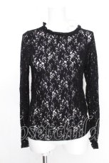 画像1: axes femme / 起毛総レースインナー  黒 S-26-10-24-012-AX-BL-AS-ZS (1)