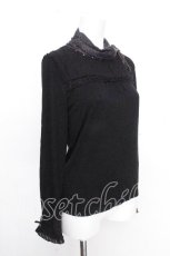 画像3: axes femme / プリーツヨークインナーカットソー  黒 S-26-10-24-014-AX-TO-AS-ZS (3)